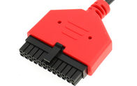 Conjunto de chicote de fios vermelho do fio 24awg com serviços do Oem/Odm para o automóvel