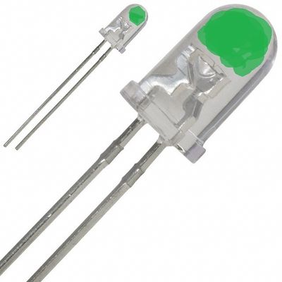 Diodo emissor de luz padrão elétrico das cablagens OVLLB8C7 OVLLG8C7 de Optek/TT através do furo para aparelhos eletrodomésticos