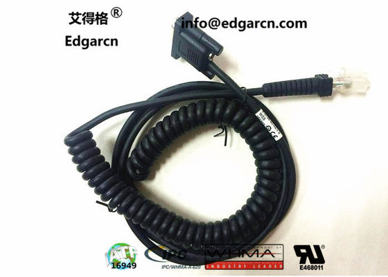Cabo de transferência de dados preto 8-0736-80 Vx810, cablagens do OEM do Pvc para Verifone