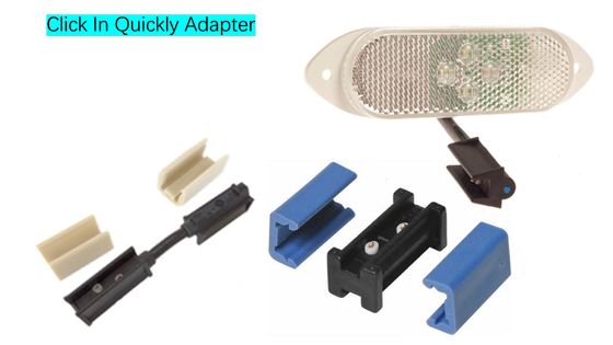 5A-20A Conector Overmold Click-In Arnese de fiação automotiva com suporte de cabo otimizado e luzes de esclarecimento de marcador único