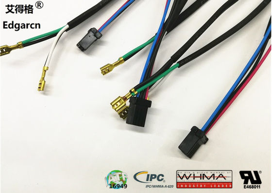 Cablagens automotivos elétricas do espelho de Rearview com a tomada de Multilock do Pin 040 de Tyco 4