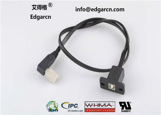 Cópia feita sob encomenda de cabo de uma comunicação de dados / tipo F do Usb B do adaptador ao tipo do Usb B