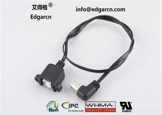 Cópia feita sob encomenda de cabo de uma comunicação de dados / tipo F do Usb B do adaptador ao tipo do Usb B