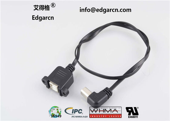 Cópia feita sob encomenda de cabo de uma comunicação de dados / tipo F do Usb B do adaptador ao tipo do Usb B
