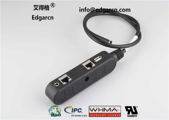 Cabo de comunicação de dados USB preto