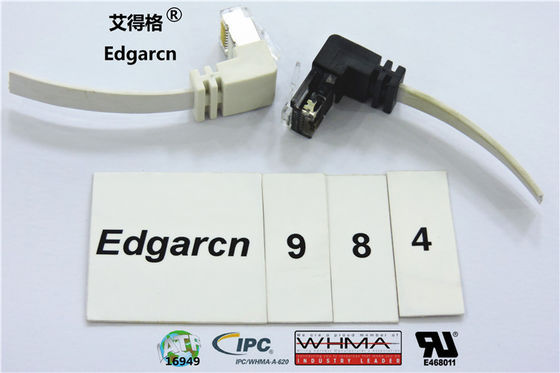 Tomada material do cabo Rj45 de Cat5e Utp do Pvc com comprimento / cor personalizados