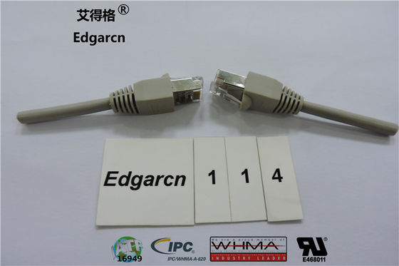 Tomada material do cabo Rj45 de Cat5e Utp do Pvc com comprimento / cor personalizados