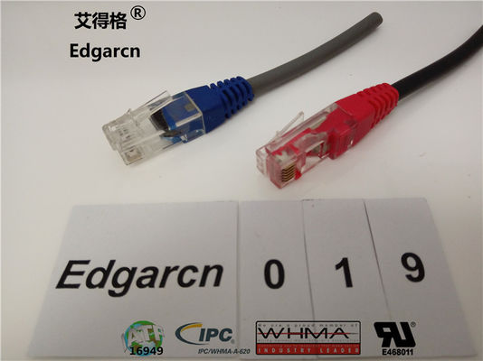 Cabo feito sob encomenda da rede dos conjuntos de fio Cat5 Rj45 para uma comunicação dos dados