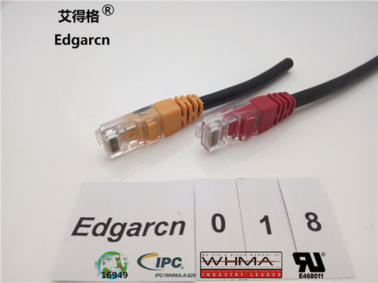 Cabo feito sob encomenda da rede dos conjuntos de fio Cat5 Rj45 para uma comunicação dos dados