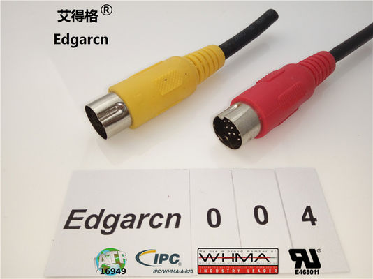Cabo distribuidor de corrente do ruído de transferência de dados, homem feito sob encomenda industrial dos conjuntos de cabo Rj45 Cat5