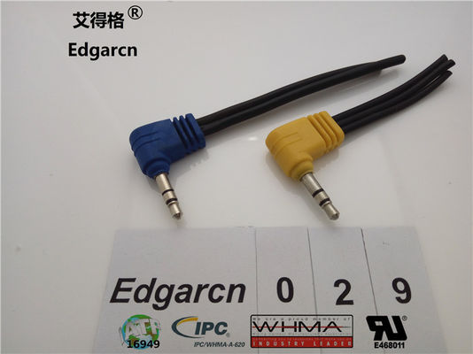 Cabo de comunicação de dados Iatf16949, cabo Ethernet do ângulo direito 8p / 8c Cat5