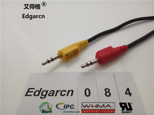Cabo de comunicação de dados Iatf16949, cabo Ethernet do ângulo direito 8p / 8c Cat5