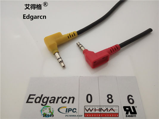 Cabo de comunicação de dados Iatf16949, cabo Ethernet do ângulo direito 8p / 8c Cat5
