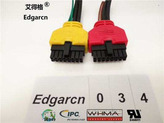 Tipo Overmolded Micro-ajuste feito sob encomenda durável dos conjuntos de fio Ul2464 Molex de Molex