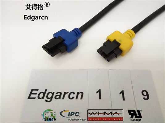 Tipo Overmolded Micro-ajuste feito sob encomenda durável dos conjuntos de fio Ul2464 Molex de Molex