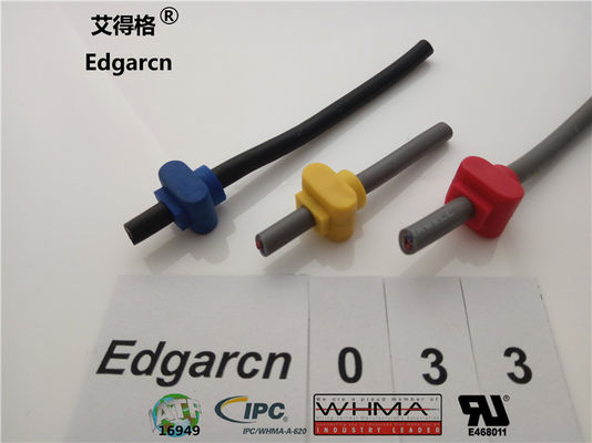 Oem material do Pvc do relevo de tensão do cabo de Edgarcn Overmolding com multi cor