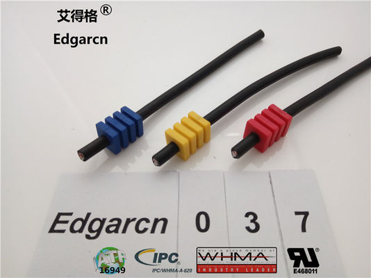 Oem material do Pvc do relevo de tensão do cabo de Edgarcn Overmolding com multi cor
