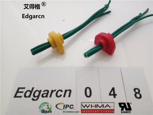 Oem material do Pvc do relevo de tensão do cabo de Edgarcn Overmolding com multi cor