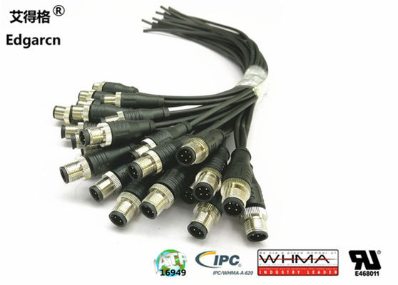 O ouro de alta tensão da modelagem por injeção de conector 300v circular chapeou