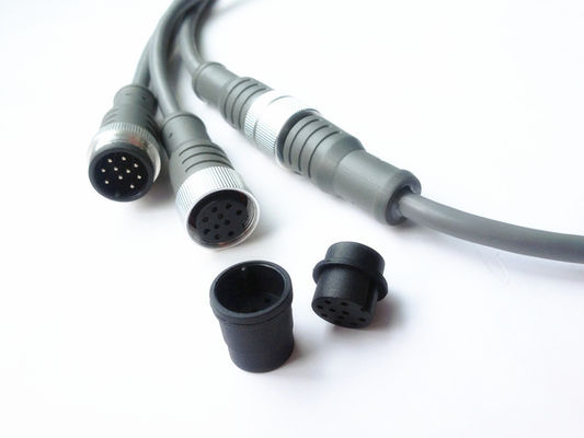 O ouro de alta tensão da modelagem por injeção de conector 300v circular chapeou