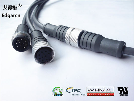 O ouro de alta tensão da modelagem por injeção de conector 300v circular chapeou