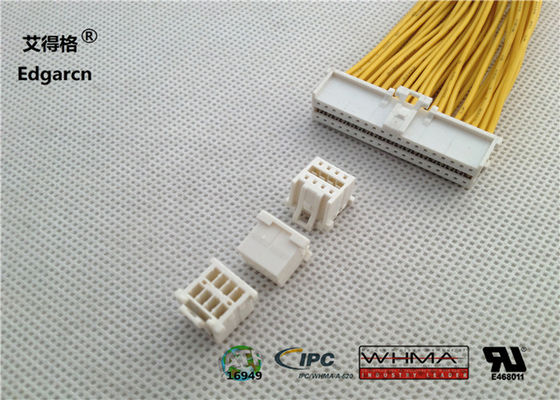 Fio do Pin do conjunto 2 do chicote de fios do fio de Molex 8 para embarcar a cor personalizada conector