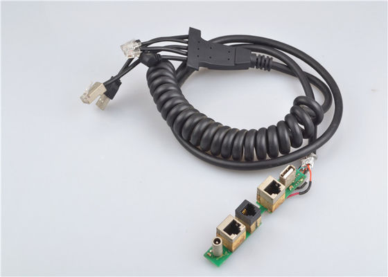 Cabo de transferência de dados de 2 orelhas, Usb 2.0 A tipo fêmea moldagem por injeção de plástico