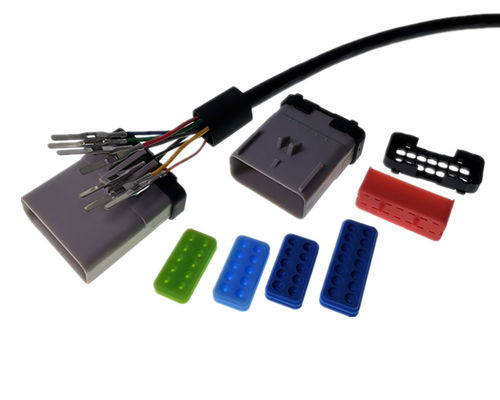 Os conectores do painel e da cabina do piloto de instrumento do vértice 2.8mm de FCI cabografam o chicote de fios do fio elétrico de conjuntos para Customoizd