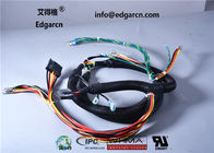 Chicote de fios preto / vermelho da máquina de jogo de Edgarcn 24 - 18awg com serviço de Oem Odm